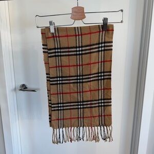 Generic Plaid Fringe Scarf